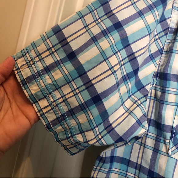 Helix Men’s Plaid Button Down Shirt with Double Pockets. Size XXL - Picture 11 of 12